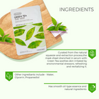 The Face Shop Real Nature Green Tea Face Mask - Korean Skincare | Grocsy