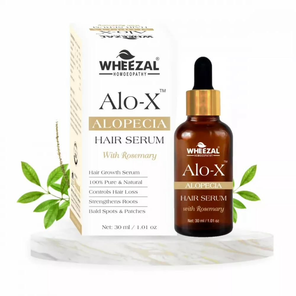 Wheezal Alo-X Alopecia Hair Serum | Grocsy