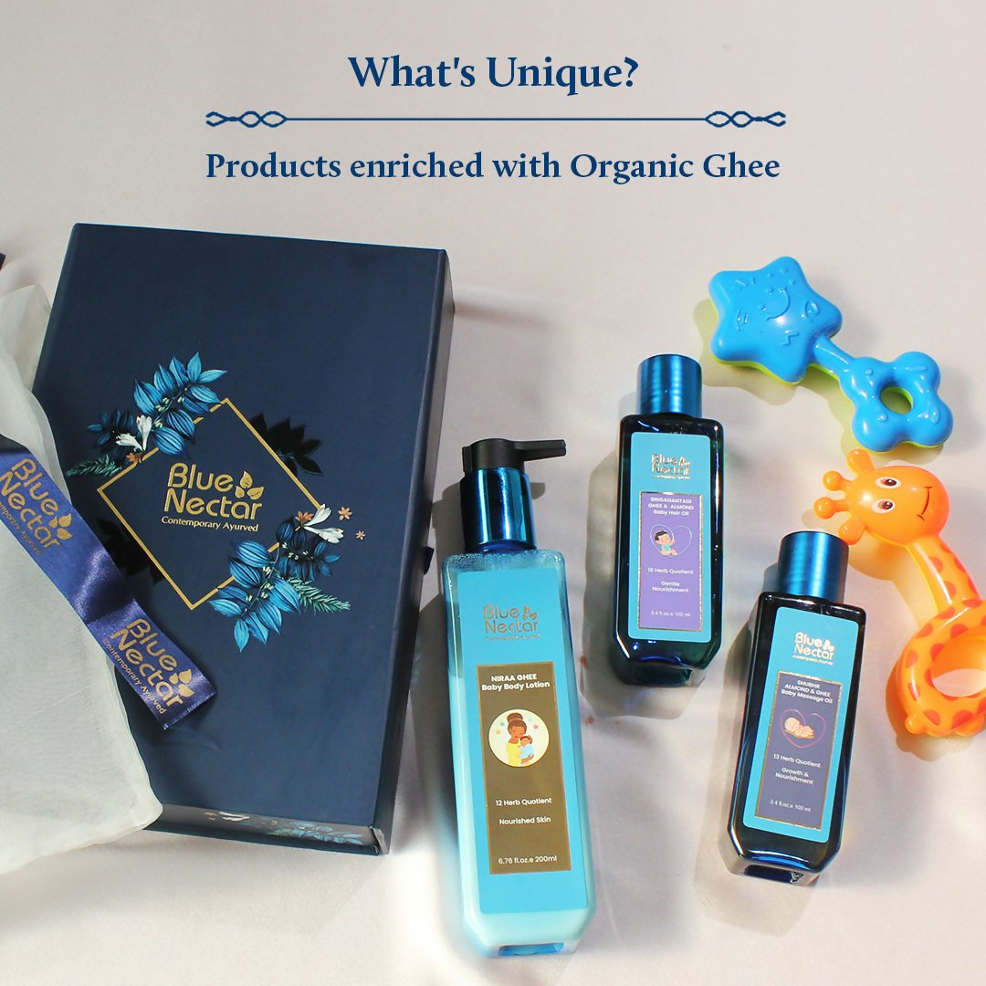 Blue Nectar Full Body Baby Care Gift Set | Grocsy