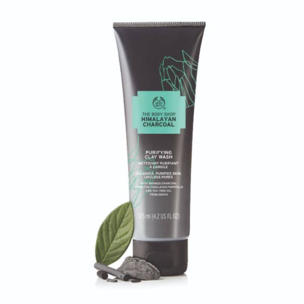 The Body Shop Himalayan Charcoal Purifying Clay Wash | Grocsy