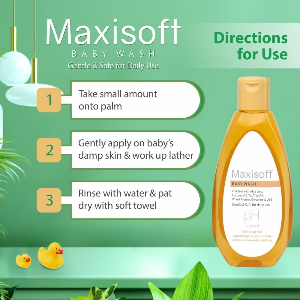 Maxisoft Skin Nourishing Baby Wash | Grocsy