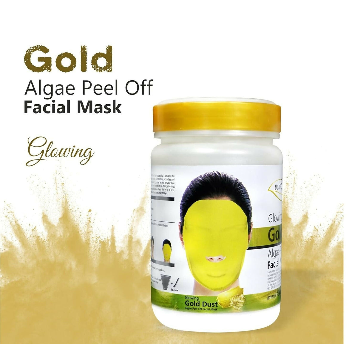 Purobio Algae Peel Off Face Mask 24k gold Facial Mask | Grocsy