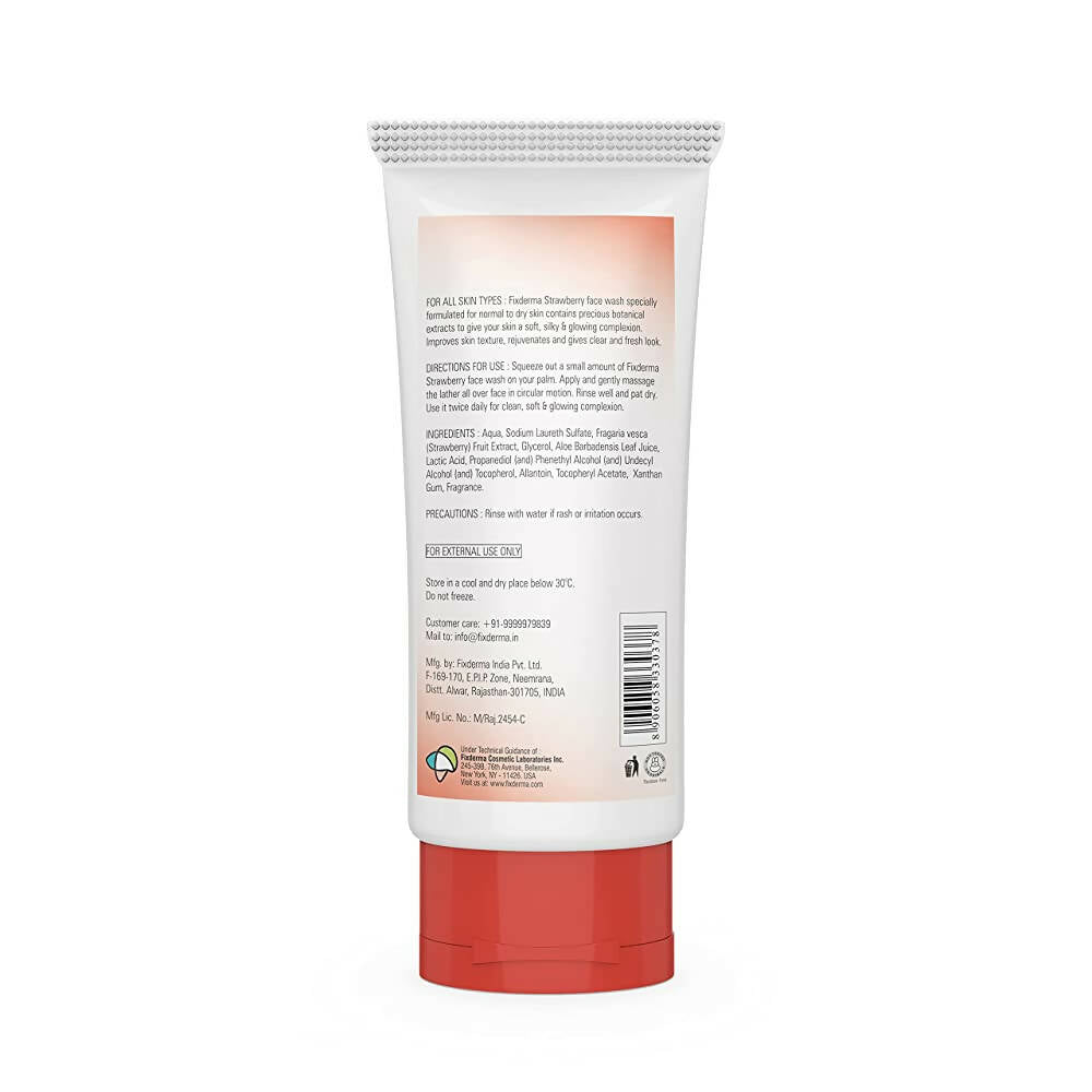 Fixderma Strawberry Face Wash | Grocsy