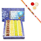 Ghasitaram Assorted Moons Box With Pearl Beads Rakhi | Grocsy
