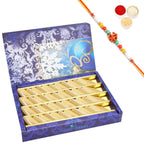 Ghasitaram Pure Kaju Katlis Box With Pearl Beads Rakhi | Grocsy