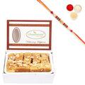 Ghasitaram Soft Mysore pak With Pearl Beads Rakhi | Grocsy
