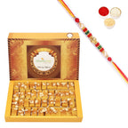Ghasitaram Soft Mysore pak With Pearl Beads Rakhi | Grocsy