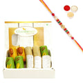 Ghasitaram Assorted Rolls Box With Pearl Beads Rakhi | Grocsy
