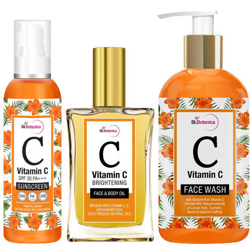 St.Botanica Vitamin C Brightening Face Combo | Grocsy