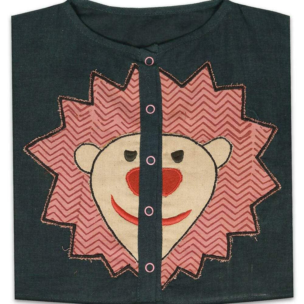 Mhyssa Alex Black T-shirt with Bloomer Shorts Set For Kids | Grocsy
