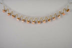 Kundan HandiKrafts Gold Orange Rose Thoranna | Grocsy