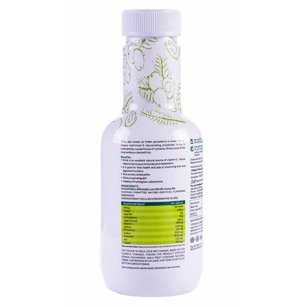 LifeSpan Amla Juice With Honey | Grocsy