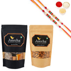 Ghasitaram Assorted Bites, Almonds With 2 Pearl Beads Rakhis | Grocsy