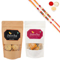 Ghasitaram Jaiccha Mango Bites and Methi Mathi With 2 Pearl Beads Rakhis | Grocsy