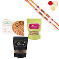 Ghasitaram Mysore Pak,Protein Cashews and Banarsi Paan With Pearl Beads Rakhi | Grocsy