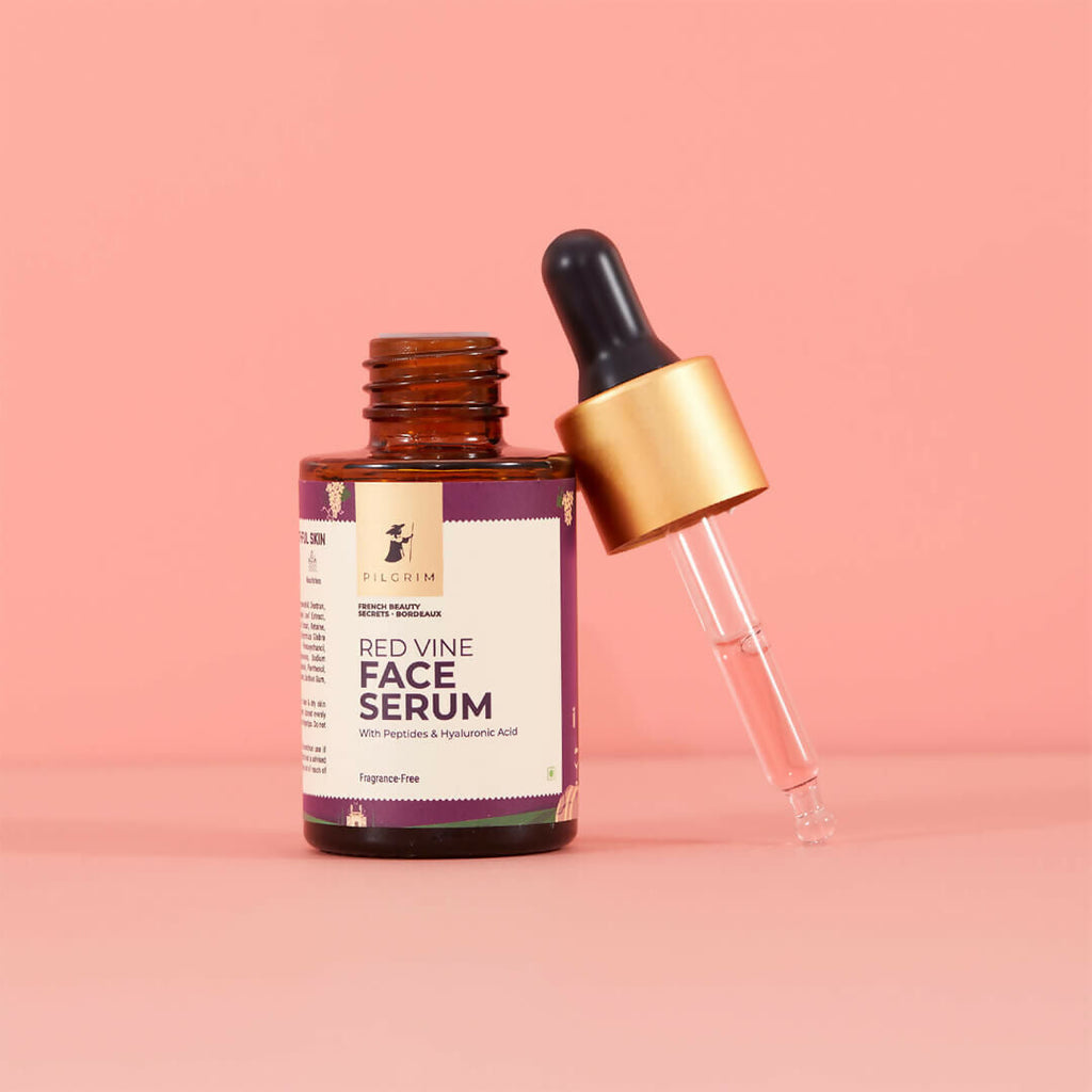 Pilgrim Red Vine Face Serum For Anti-Ageing | Grocsy