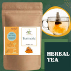 Satvi Wellness Turmeric Tea | Natural Turmeric Tea Bags | Herbal Tea | Grocsy