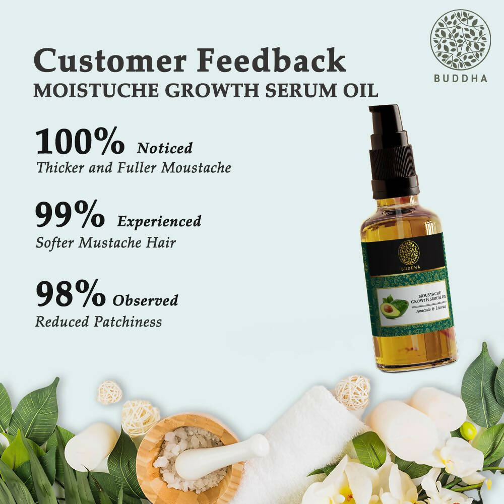 Buddha Natural Moustache Growth Serum | Grocsy