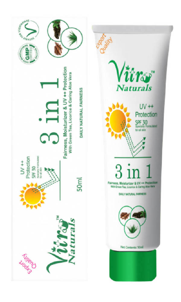 Vitro Naturals 3 in 1 UV++ Protection | Grocsy