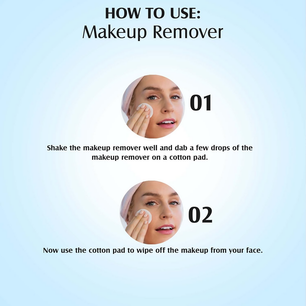 Glam21 Makeup Remover For Water-Proof & Long Lasting Makeup - Blue | Grocsy