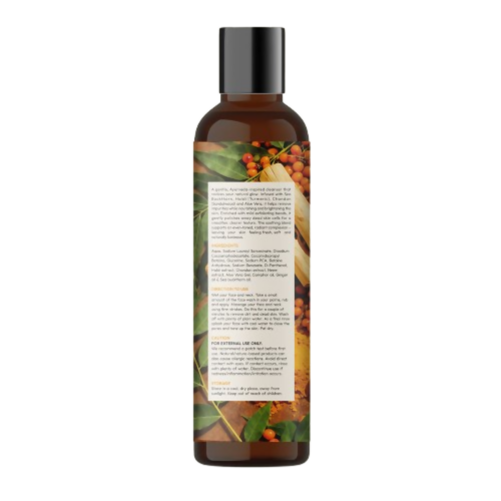 Wellwith Ubtan Omegas & Beads Face Wash | Grocsy