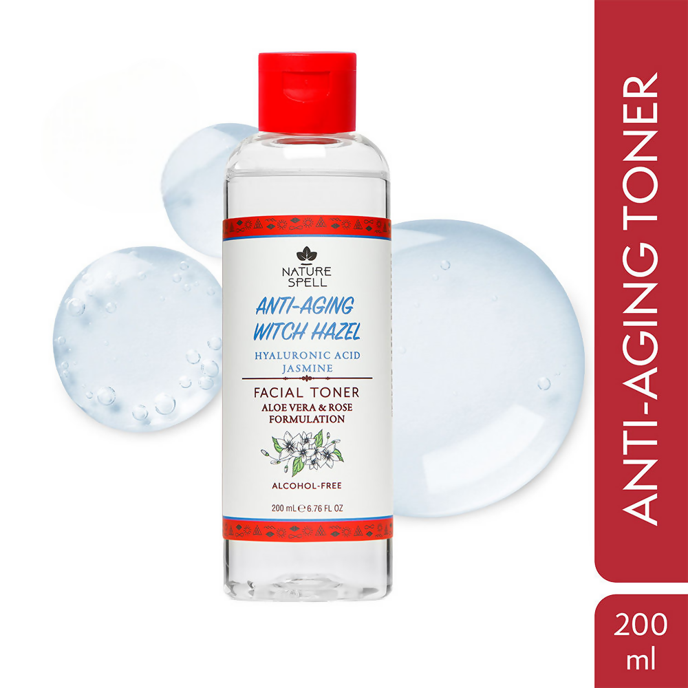 Nature Spell Anti Aging Witch Hazel Face Toner | Grocsy