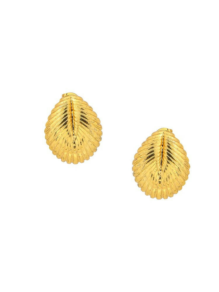Golden Drop Earrings - Ruby Raang | Grocsy