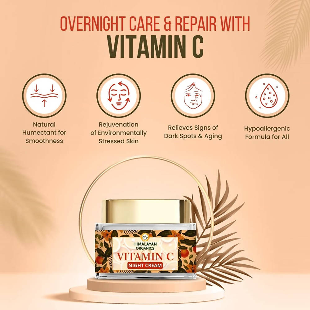Himalayan Organics Vitamin C Night Cream | Grocsy