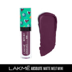 Lakme Absolute Matte Melt Mini Liquid Lip Color - Purple Tourist | Grocsy