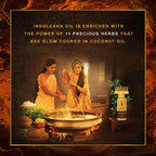Indulekha Bringha Hair Oil and Hair Fall Shampoo Combo | Grocsy