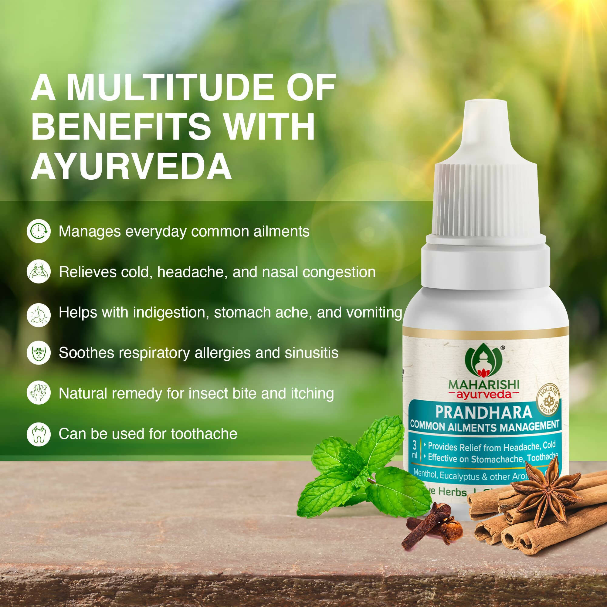 Maharishi Ayurveda Prandhara Oil - Swadesiicart
