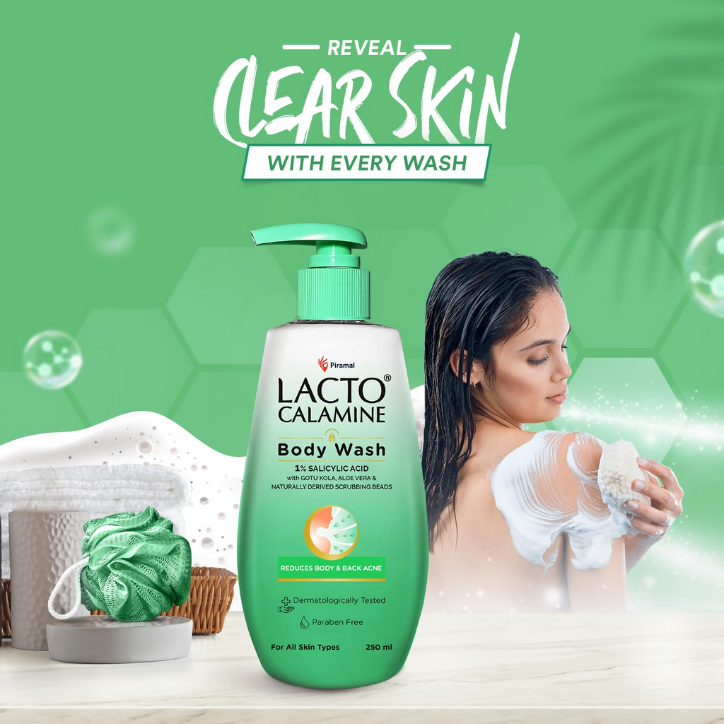 Lacto Calamine 1% Salicylic Acid Body Wash | Grocsy
