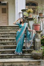 Rama Kalyani Silk Woven Design Saree - Priyalaxmi | Grocsy
