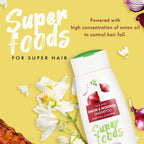 MyGlamm Superfoods Onion & Moringa Shampoo | Grocsy