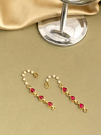 Ruby Raang Flower Earrings | Grocsy