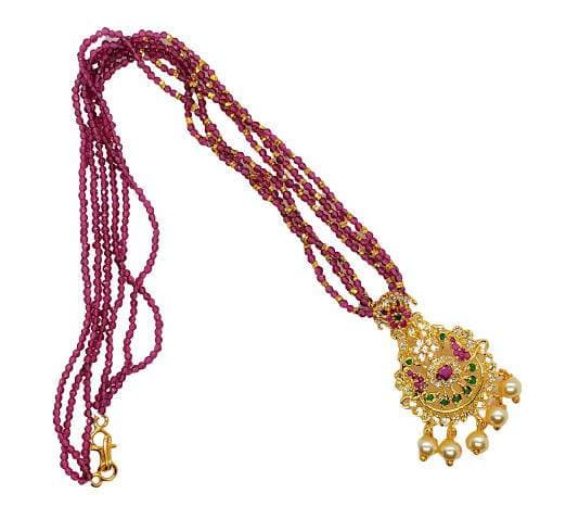 Multicolor Beaded Necklace | Grocsy