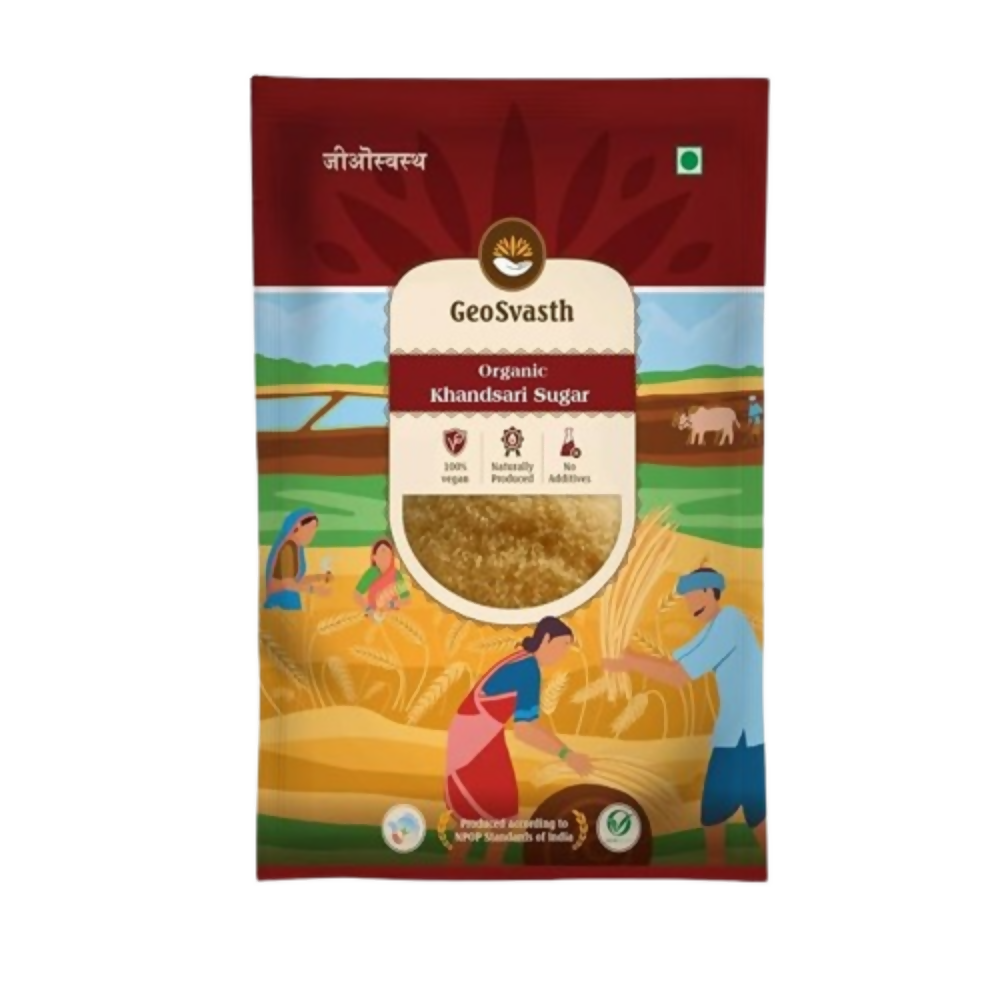Geosvasth Organic Khandsari Sugar | Grocsy