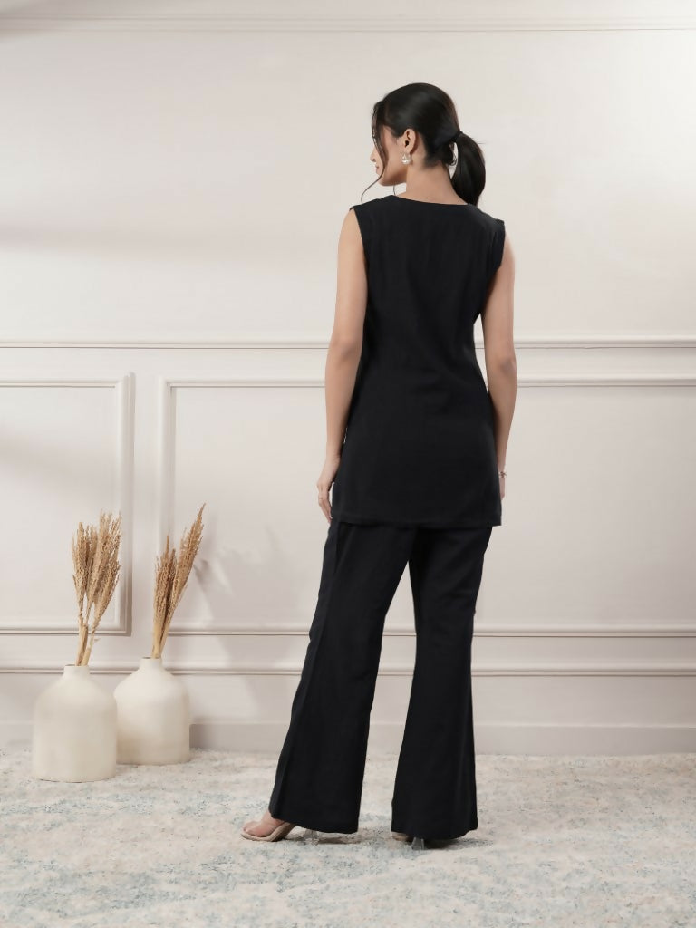 Joban Fashion Women's Black Co-Ord Set | Grocsy