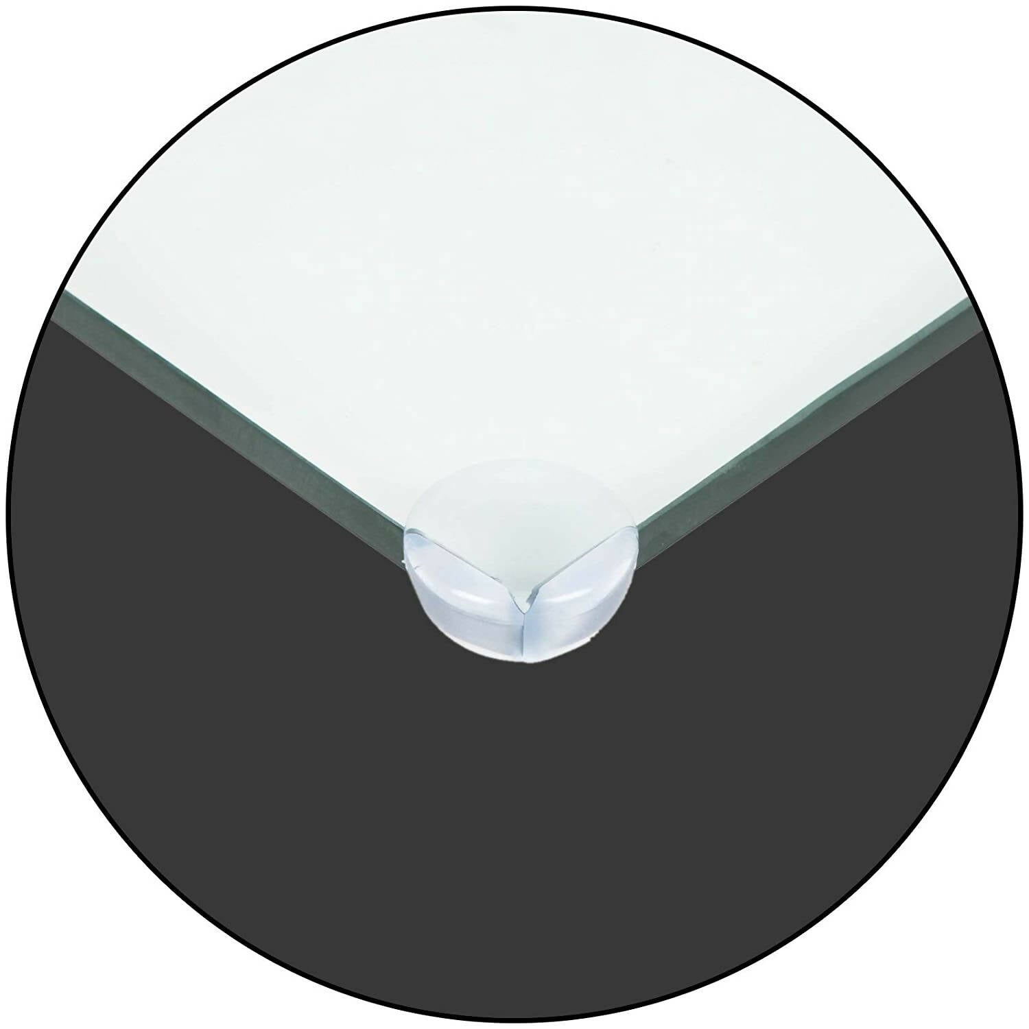 Safe-O-Kid Transparent Round Corner Caps For Kids Protection | Grocsy