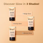 Pilgrim Glow BB Cream SPF 50 PA++++ Instant Spot Coverage Matte Finish Vitamin C Infused - Almond Glow | Grocsy