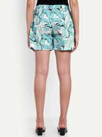 Alvano Printed Blue, Maroon Boxer Shorts, Night Shorts, Regular Shorts, Bermuda Shorts | Grocsy