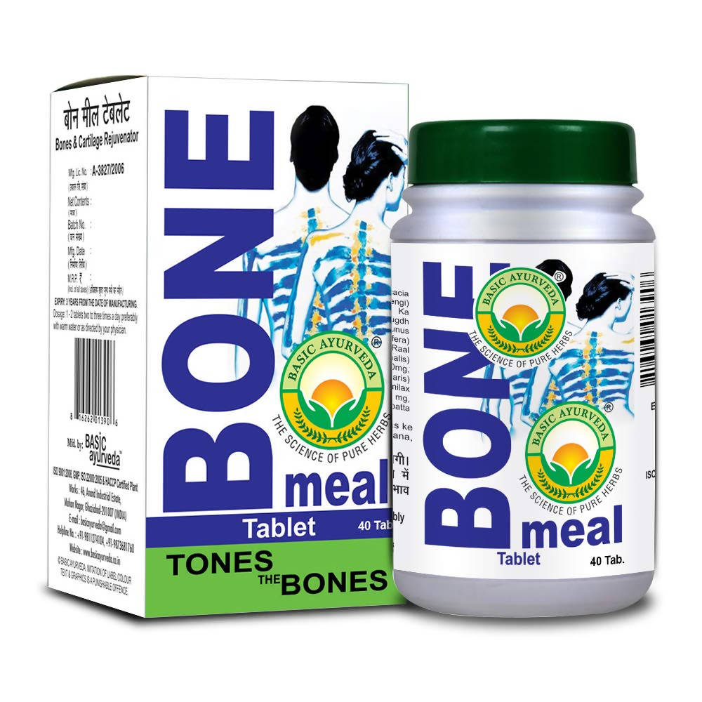 Basic Ayurveda Bone Meal Tablets | Grocsy