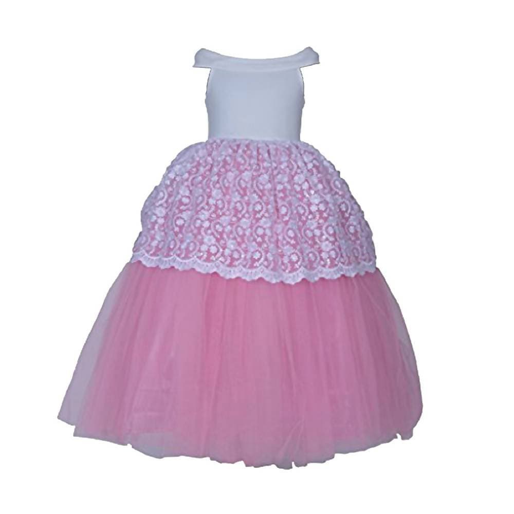 Asmaani Baby Girl Muti-Color Satin A-Line Maxi Full Length Dress (AS-DRESS-22032) | Grocsy