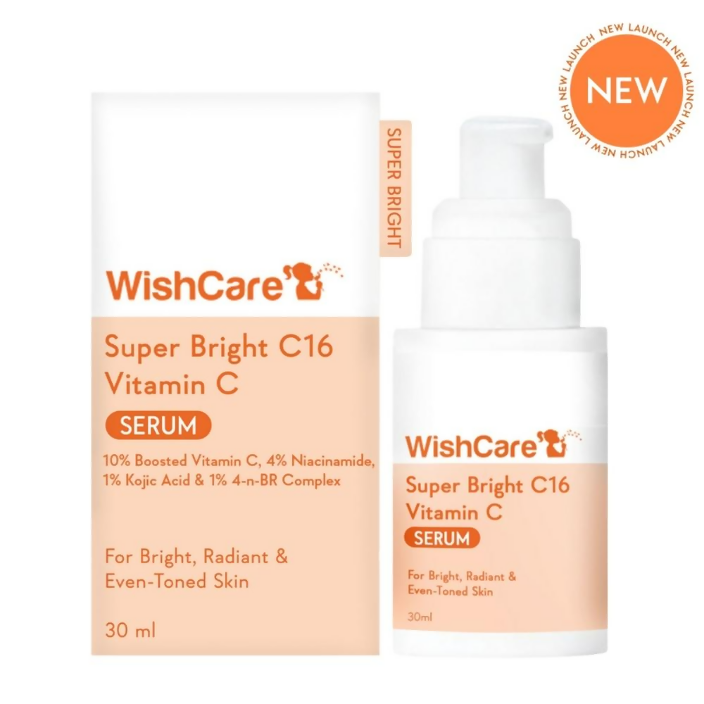 Wishcare Super Bright C16 Vitamin C Face Serum | Grocsy
