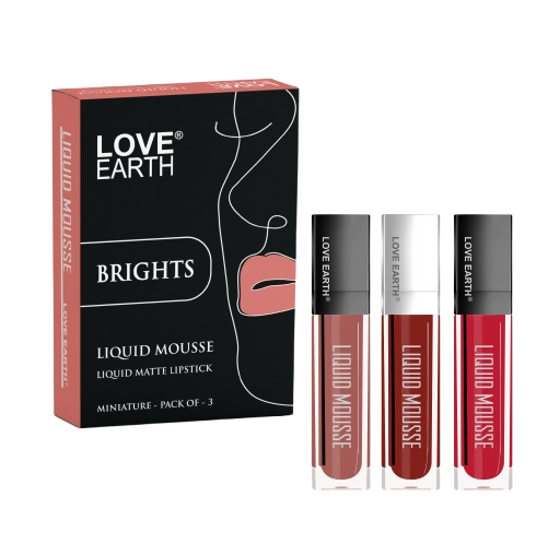 Love Earth Liquid Mousse Matte Lipstick - Brights | Grocsy