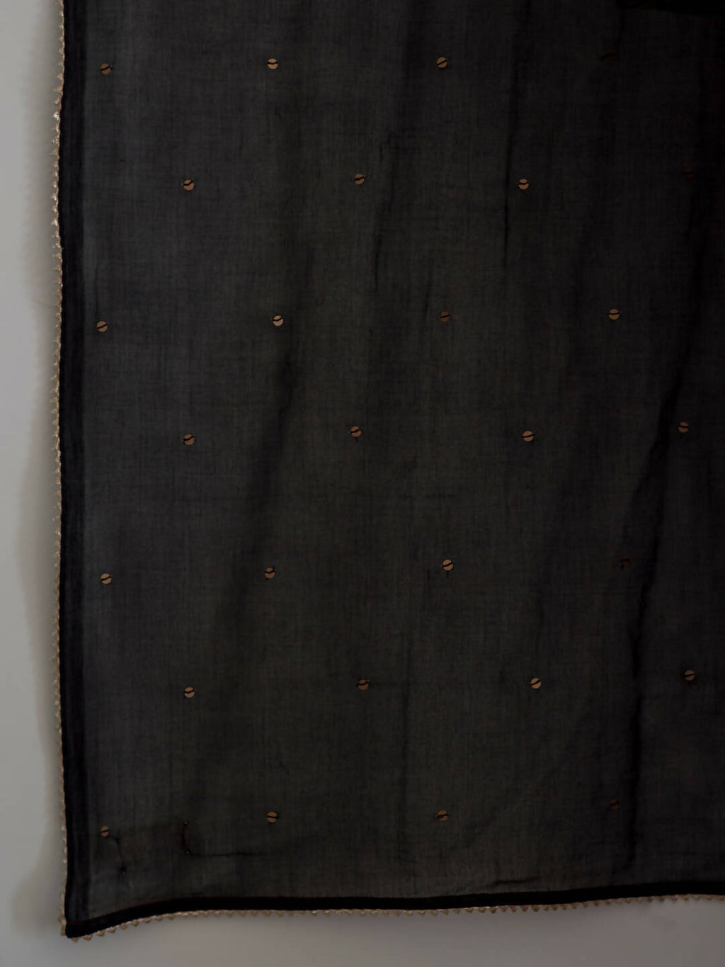 Suta Black Woven Design Pure Cotton Saree | Grocsy