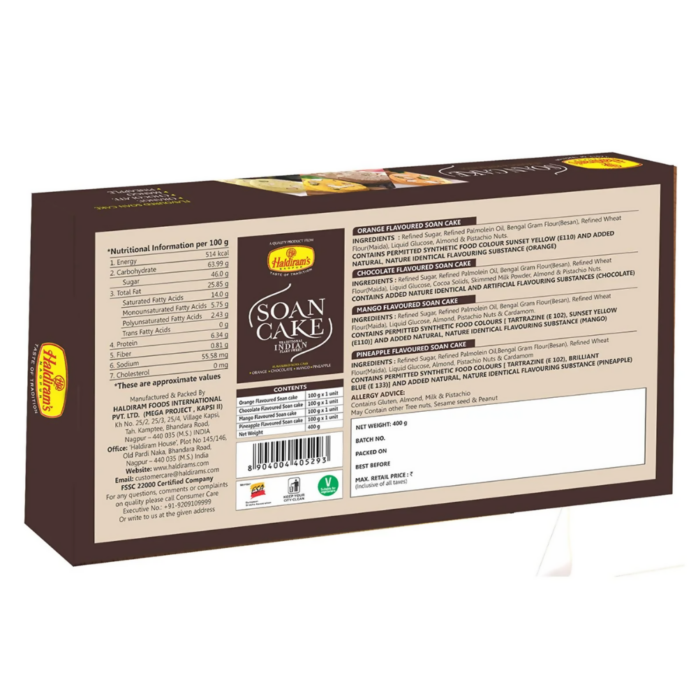 Haldiram's Soan Cake - Multi Flavour | Grocsy