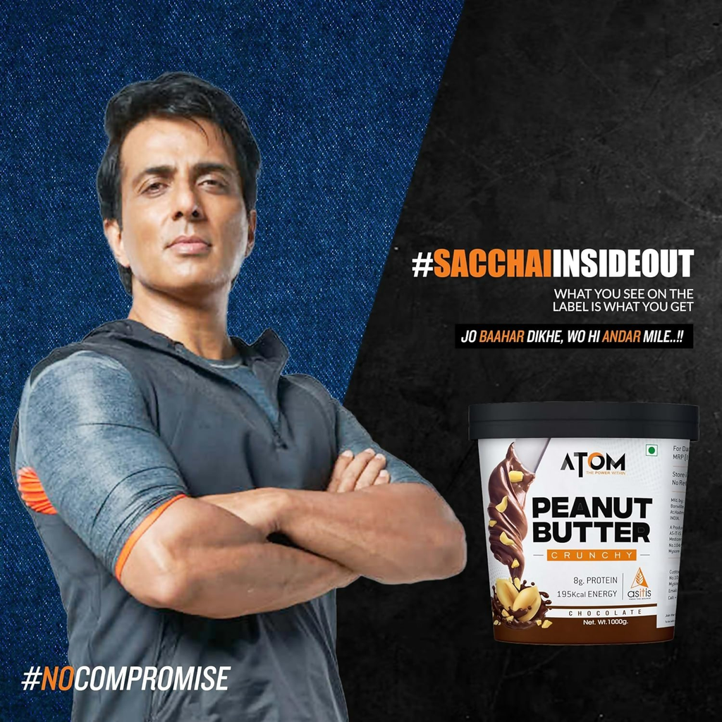 As-It-Is Nutrition Atom Chocolate Peanut Butter Creamy | Grocsy