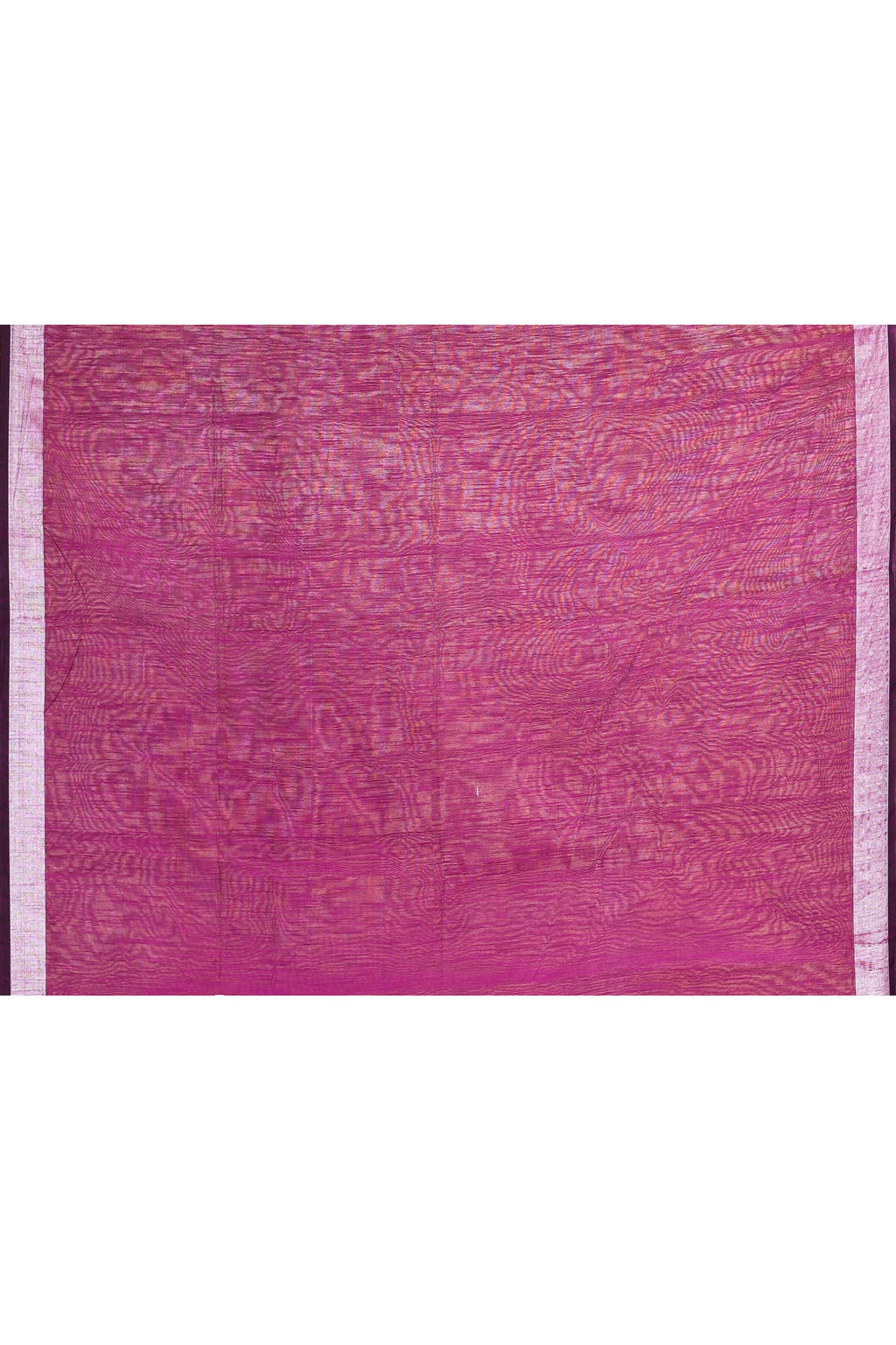 Piyari Fashion Women's Magenta Embellished Cotton Blend Zari Border Handloom Saree | Grocsy
