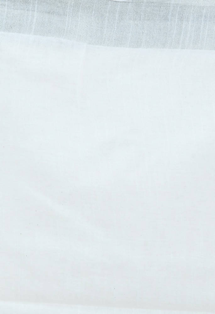 Mominos Fashion Moeza Bhagalpuri Handloom Silk White Saree | Grocsy